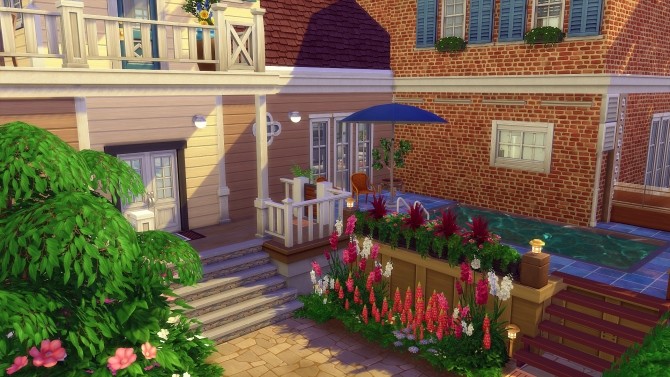 Sims 4 Ophélia house at Studio Sims Creation
