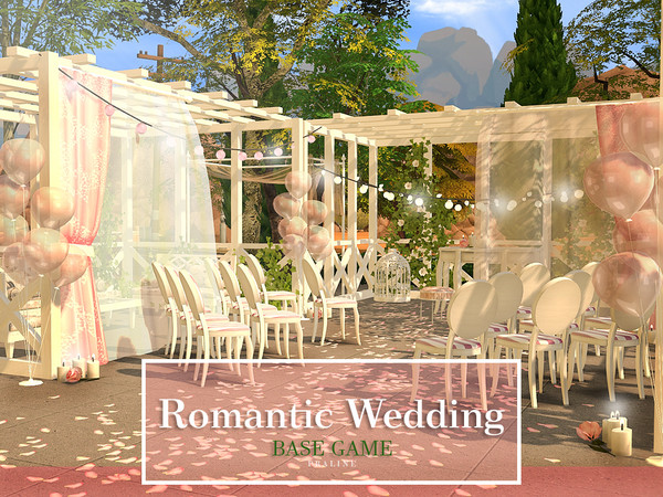 Sims 4 Romantic Wedding by Pralinesims at TSR