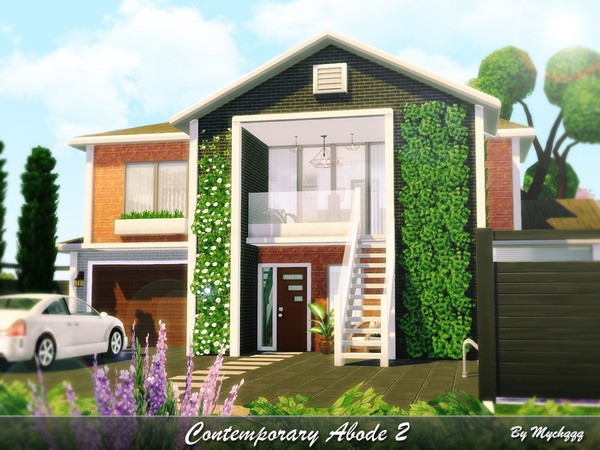 Sims 4 Contemporary Abode 2 by MychQQQ at TSR