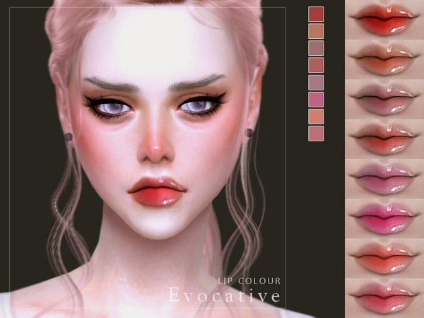 Sims 4 Evocative Lip Colour by Screaming Mustard at TSR