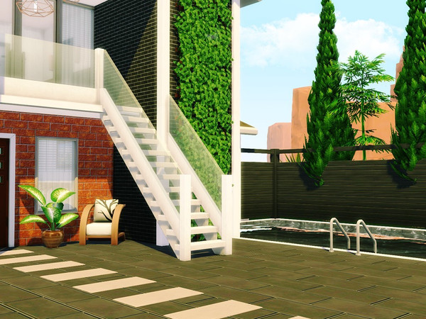 Sims 4 Contemporary Abode 2 by MychQQQ at TSR