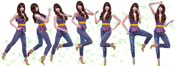Sims 4 Combination Pose 32 at A luckyday