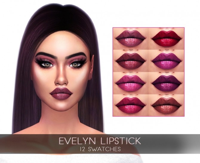 Sims 4 EVELYN LIPSTICK DEMO + P at FROST SIMS 4