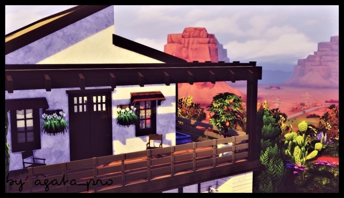 Sims 4 Strangeville family house at Agathea k