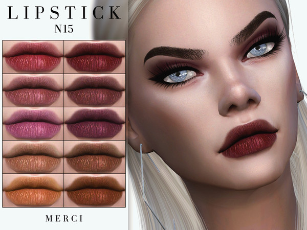 Sims 4 Lipstick N15 by Merci at TSR