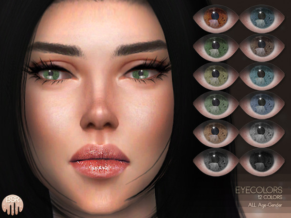 Sims 4 Eyecolors BES14 by busra tr at TSR