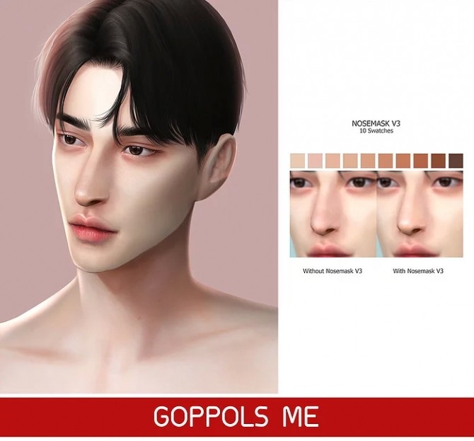 Sims 4 GPME Nosemask V3 at GOPPOLS Me