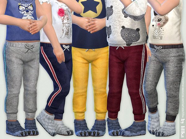 Sims 4 Sweatpants for Toddler by lillka at TSR