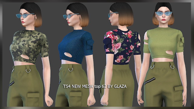 Sims 4 Top 62 at All by Glaza