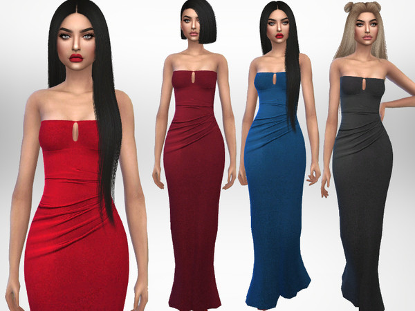 Sims 4 Bella Gown by Puresim at TSR