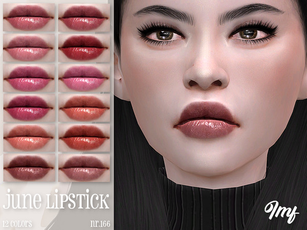 Sims 4 IMF June Lipstick N.166 by IzzieMcFire at TSR