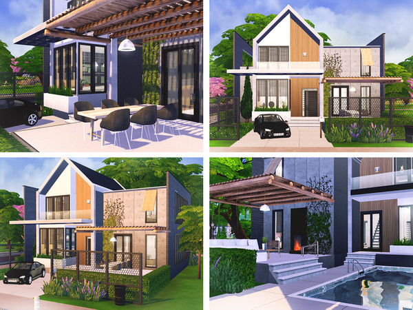 Sims 4 Lykos house by Rirann at TSR