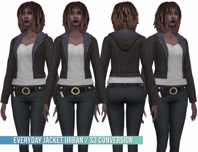 Sims 4 Jacket Urban S3 Conversion at Busted Pixels