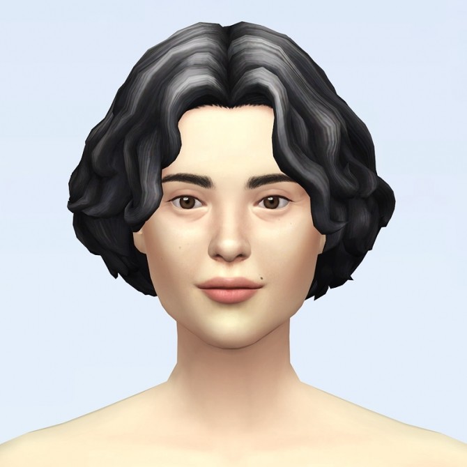 Sims 4 GP07 Curly Mid Hair Edit V1 at Rusty Nail