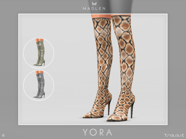 Sims 4 Madlen Yora Boots by MJ95 at TSR