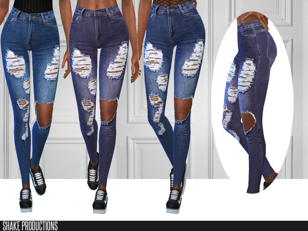 Sims 4 251 Jeans by ShakeProductions at TSR