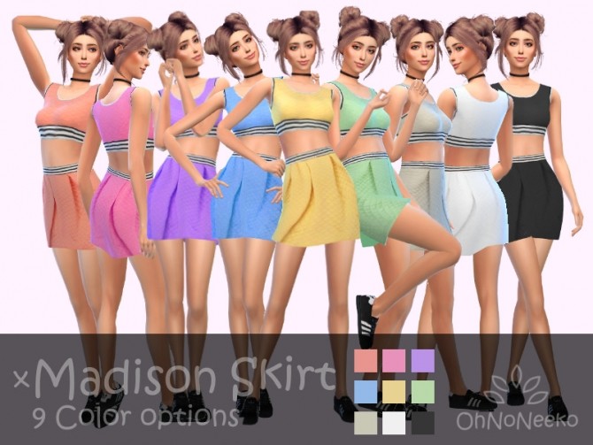 Sims 4 Madison Skirt at OhNoNeeko