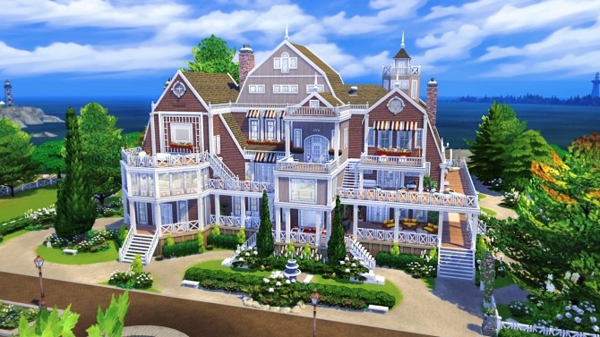 Sims 4 HAMPTONS INSPIRED BEACH HOUSE at BERESIMS