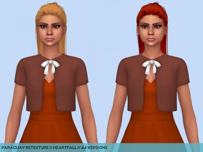 Sims 4 Hair retextures at Heartfall
