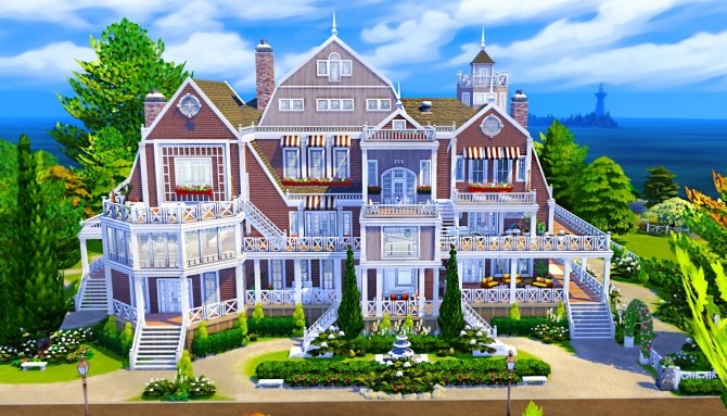 Sims 4 HAMPTONS INSPIRED BEACH HOUSE at BERESIMS