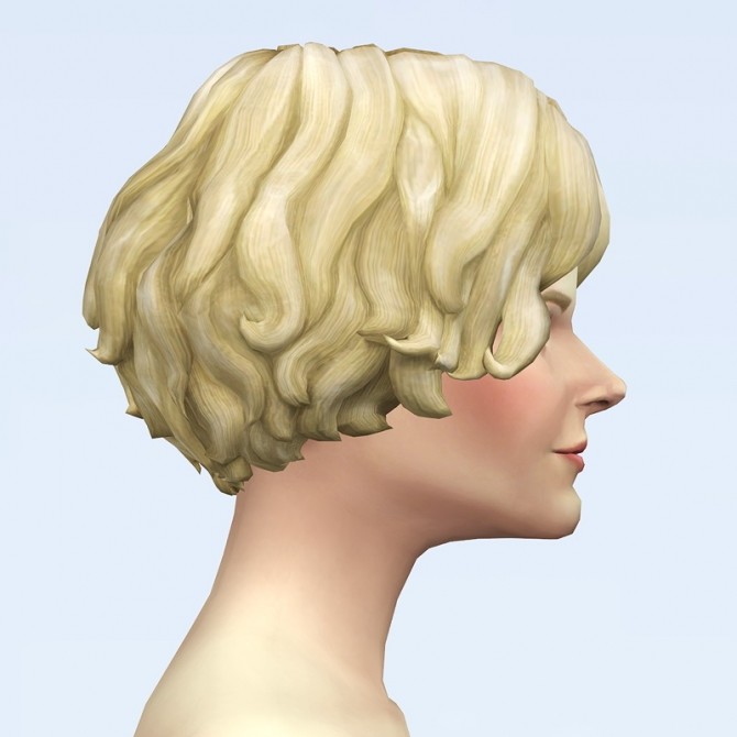 Sims 4 GP07 Curly Mid Hair Edit V2 at Rusty Nail