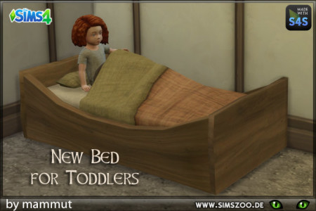 Bed for toddlers by mammut at Blacky’s Sims Zoo