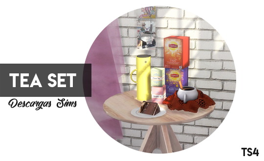 Sims 4 Tea Set at Descargas Sims