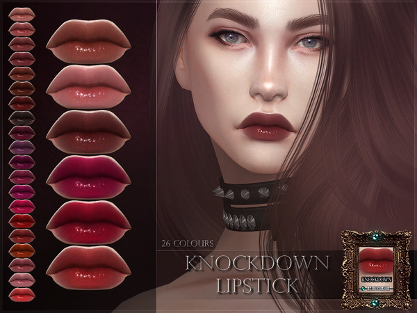 Sims 4 Knockdown Lipstick by RemusSirion at TSR