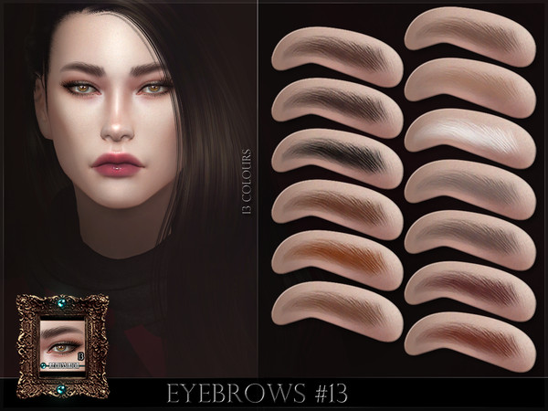 Sims 4 Eyebrows 13 by RemusSirion at TSR