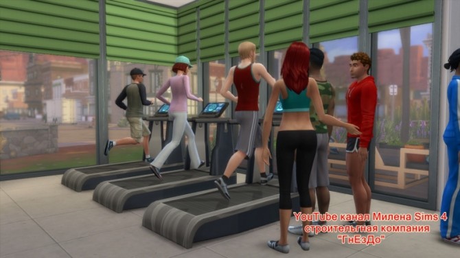 Sims 4 Container gym at Sims by Mulena