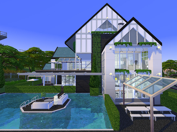 Sims 4 Villa Naraluck by autaki at TSR