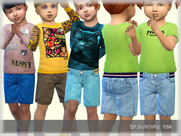 Sims 4 Shorts Denim by bukovka at TSR