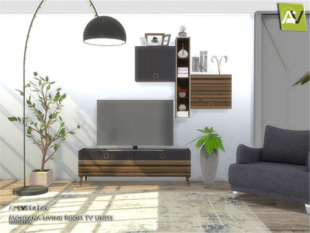 Montana Living Room TV Units by ArtVitalex at TSR
