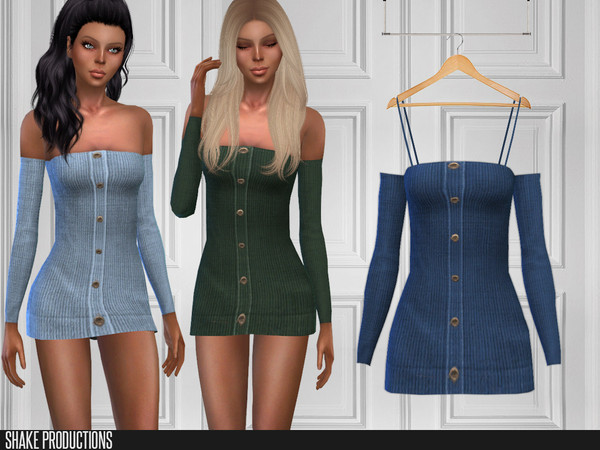 Sims 4 253 Short Dresses by ShakeProductions at TSR