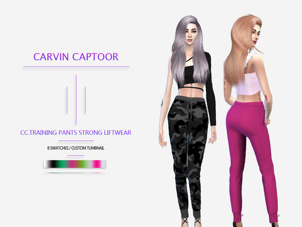 Sims 4 Training Pants Strong Liftwear by carvin captoor at TSR