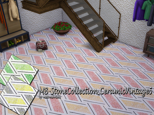 Sims 4 MB Stone Collection Ceramic Vintage 5 by matomibotaki at TSR
