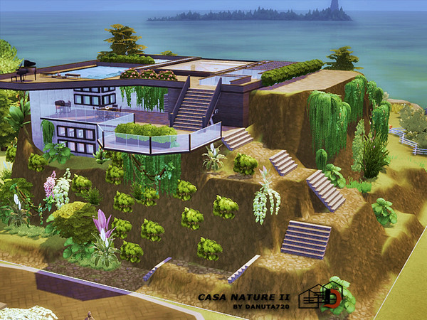 Sims 4 Casa Nature II by Danuta720 at TSR