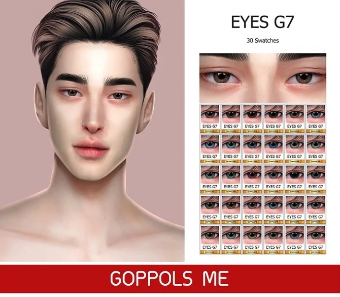 GPME-GOLD Eyes G7 at GOPPOLS Me » Sims 4 Updates