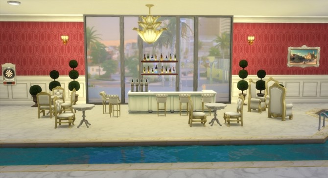 Sims 4 The Blue Swan VIP Pool by Wild Lucy at Mod The Sims