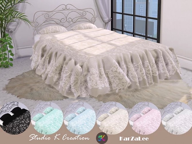 Sims 4 SKC Lace bed at Studio K Creation