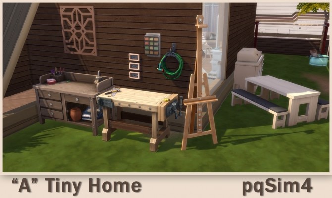 Sims 4 A frame Tiny Home at pqSims4