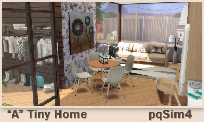 Sims 4 A frame Tiny Home at pqSims4