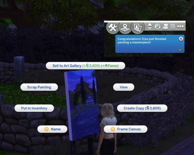 Sims 4 Masterpiece Painting Sale no Warning by aldavor at Mod The Sims