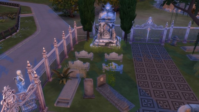 Sims 4 Forgotten Hollow renew #6 graveyard by iSandor at Mod The Sims