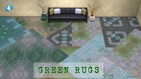 Green Rugs at 27Sonia27