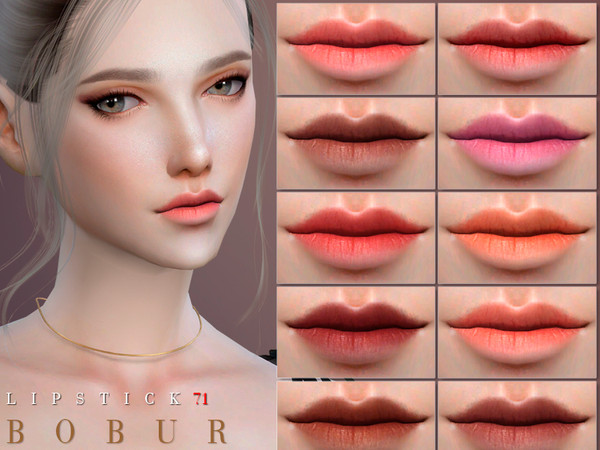 Sims 4 Lipstick 71 by Bobur3 at TSR