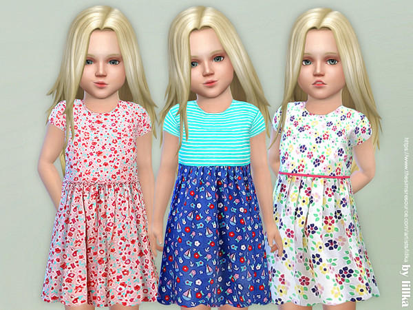 Sims 4 Toddler Dresses Collection P83 by lillka at TSR