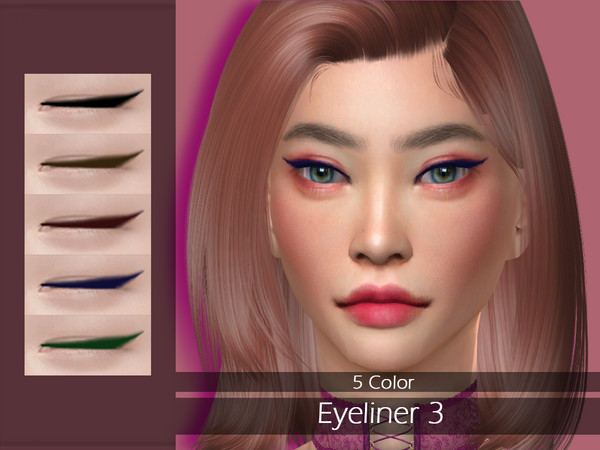 Sims 4 LMCS Eyeliner 3 by Lisaminicatsims at TSR