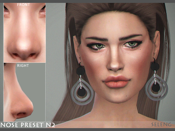 Sims 4 Nose Preset N2 by Seleng at TSR