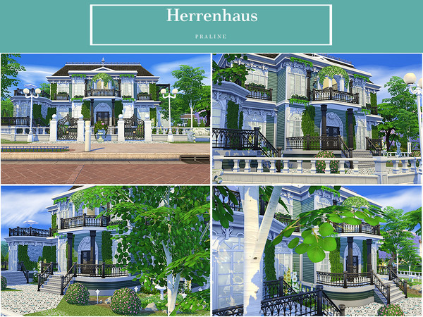 Sims 4 Herrenhaus by Pralinesims at TSR